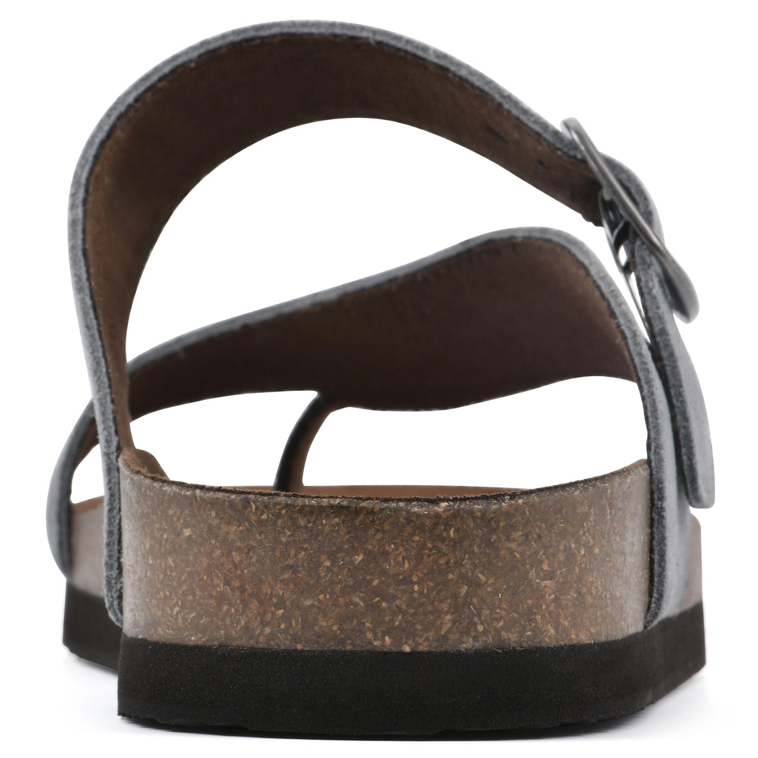 Carly Footbeds Sandal - Blue Raspberry Suede