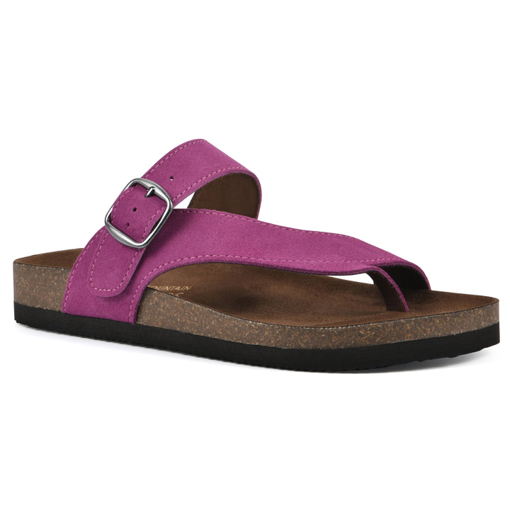 Carly Footbeds Sandal - Purple Rain Suede