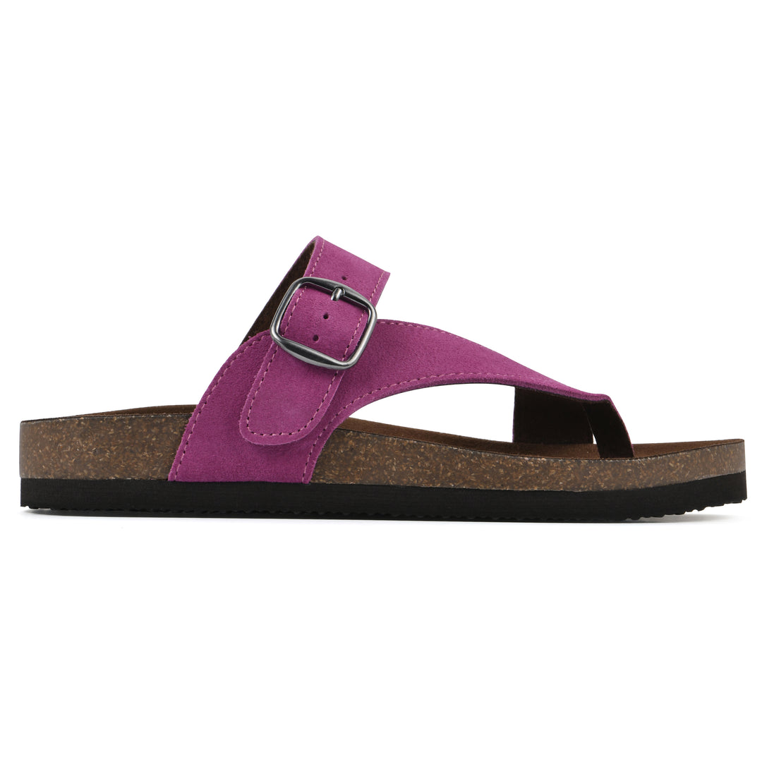 Carly Footbeds Sandal - Purple Rain Suede