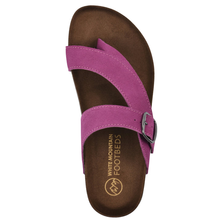 Carly Footbeds Sandal - Purple Rain Suede