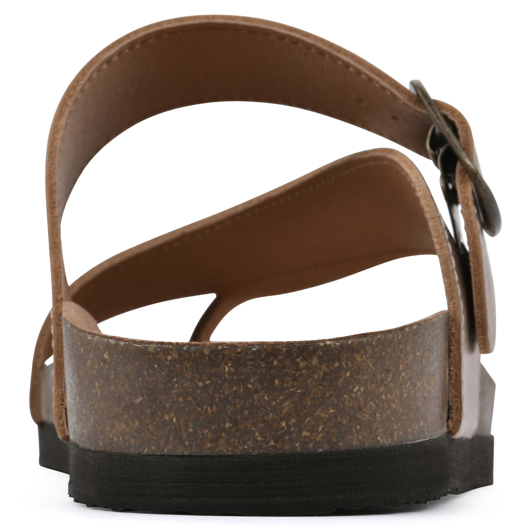 Carly Footbeds Sandal - Rose Gold Leather