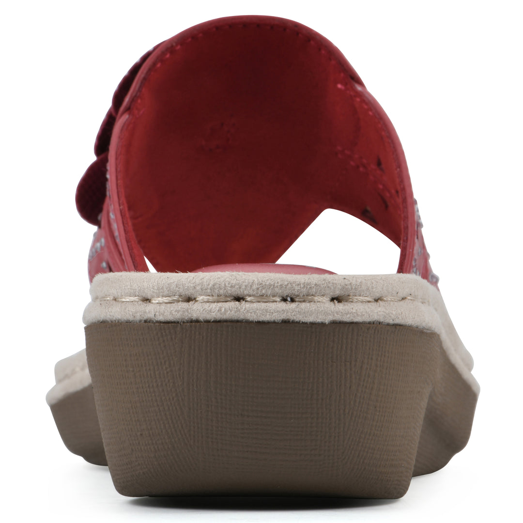 Cynthia Sandal - Berry Red