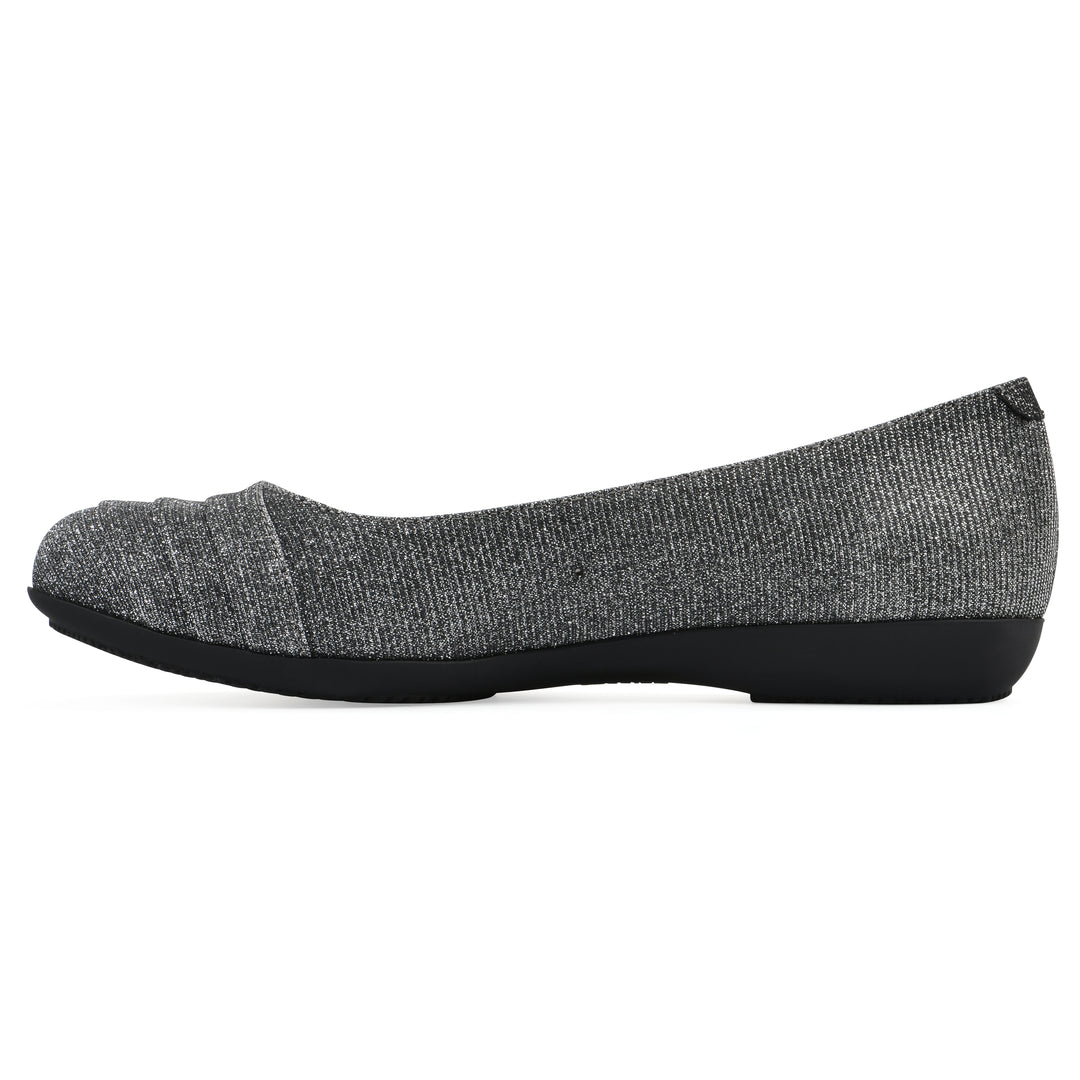 Clara Flat - Pewter Fabric