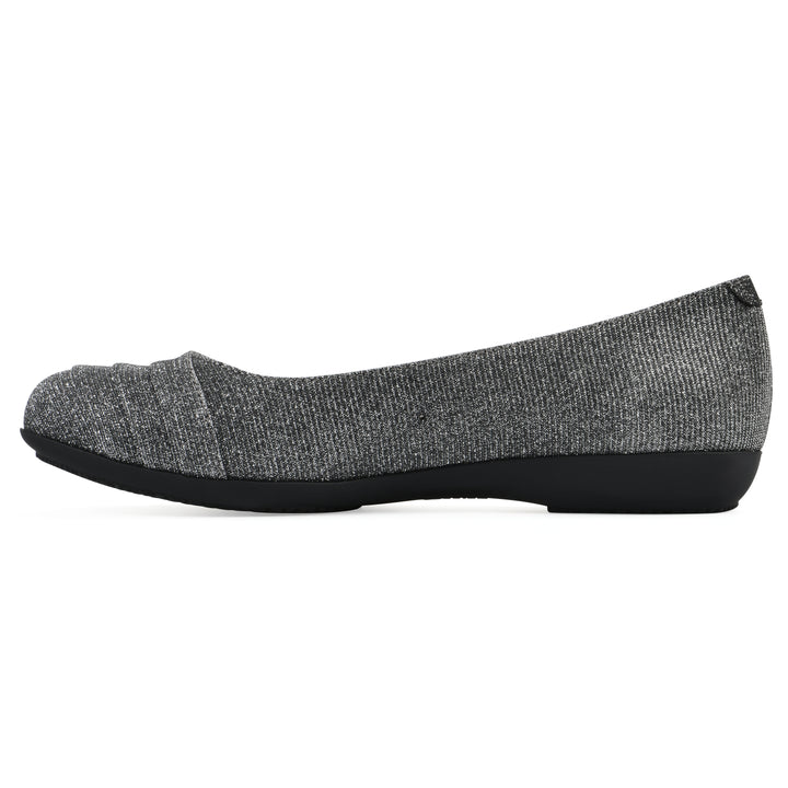 Clara Flat - Pewter Fabric