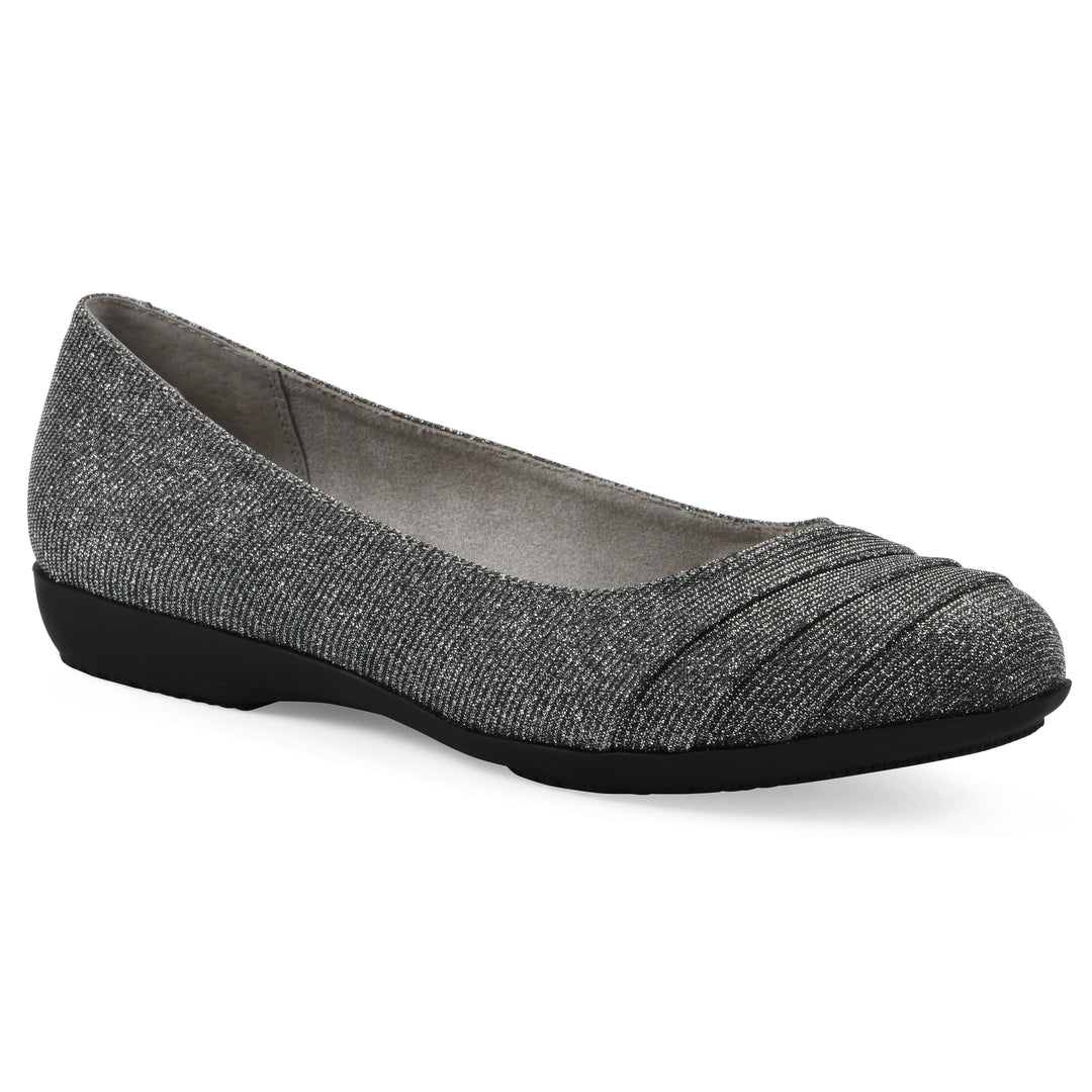 Clara Flat - Pewter Fabric