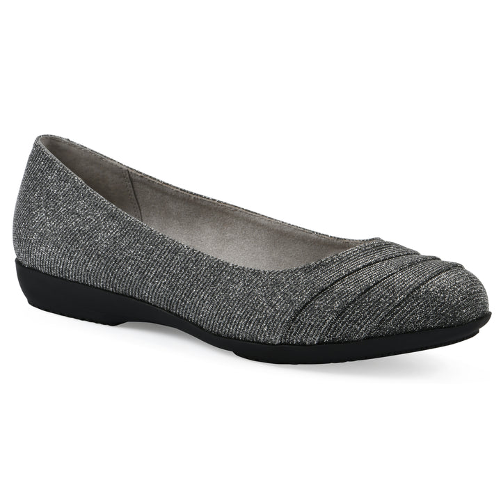 Clara Flat - Pewter Fabric