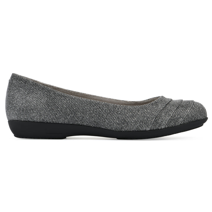 Clara Flat - Pewter Fabric