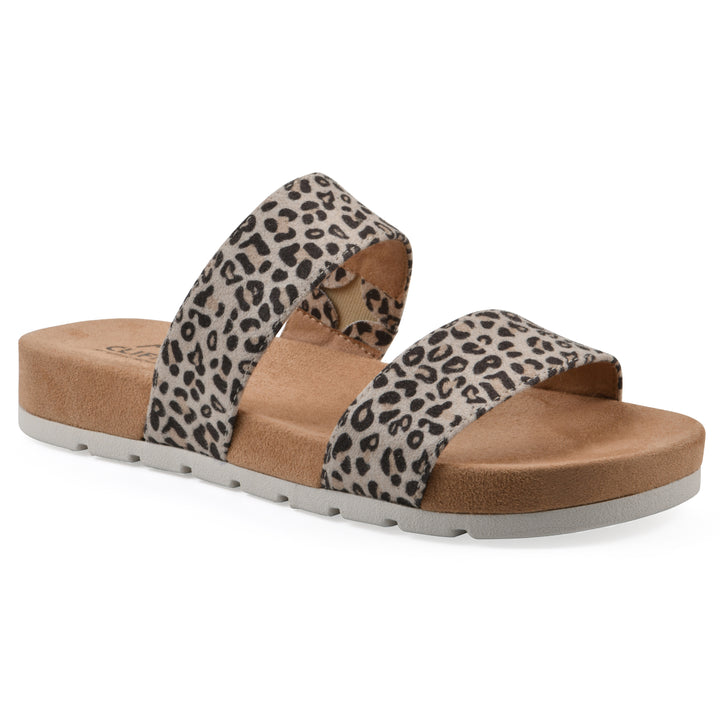 Tahlie Sandal - Natural Leopard