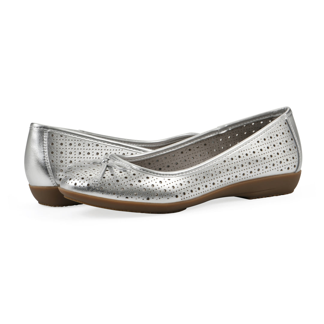 Cheryl Flat - Platino Metallic