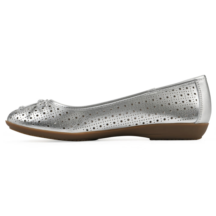 Cheryl Flat - Platino Metallic