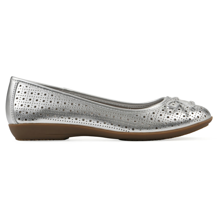 Cheryl Flat - Platino Metallic