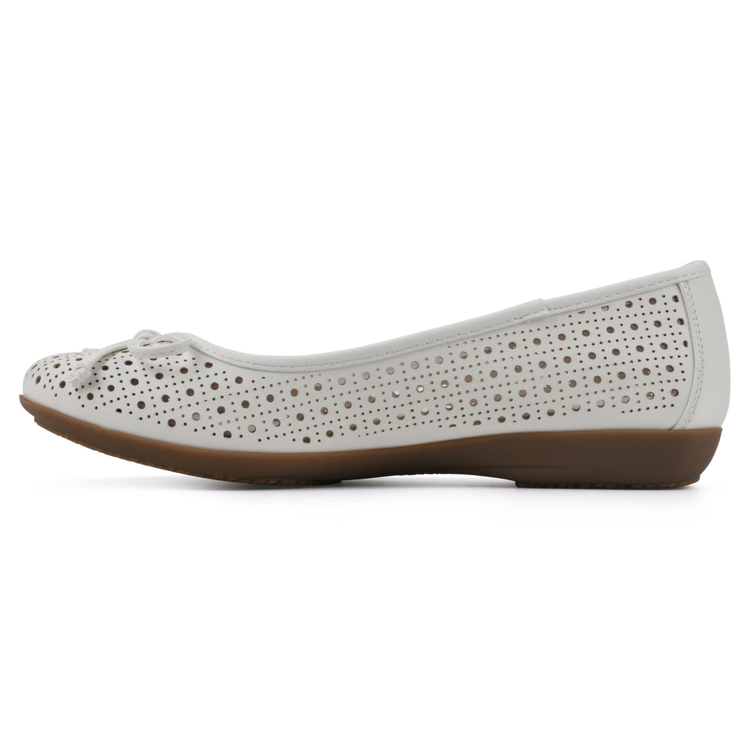 Cheryl Flat - White