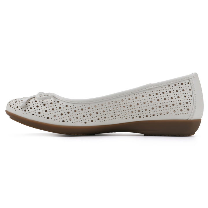 Cheryl Flat - White