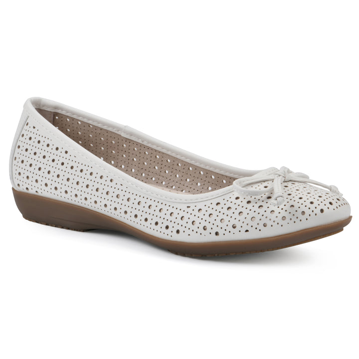Cheryl Flat - White
