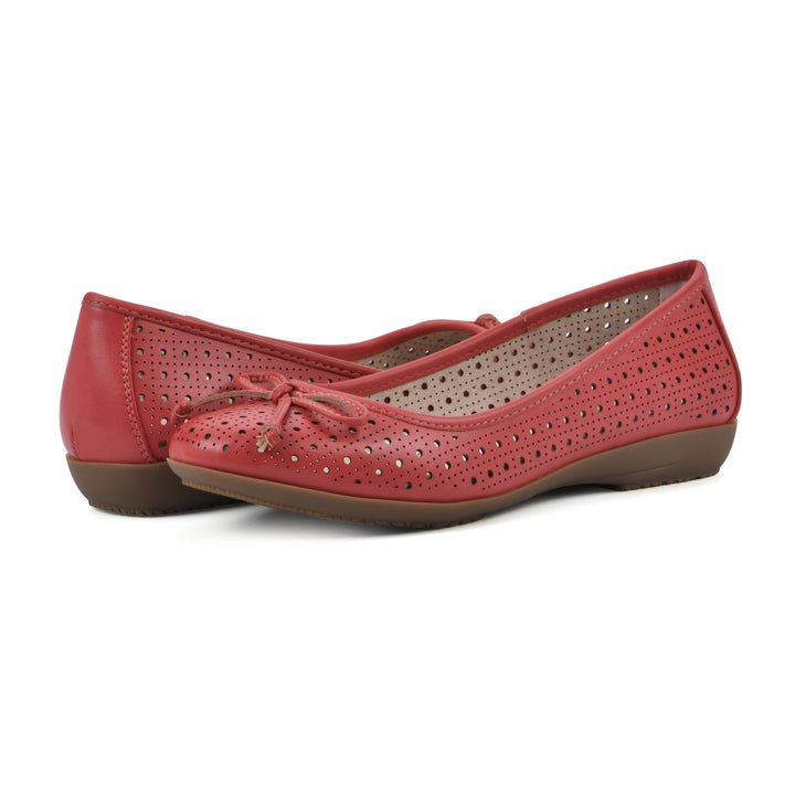 Cheryl Flat - Red