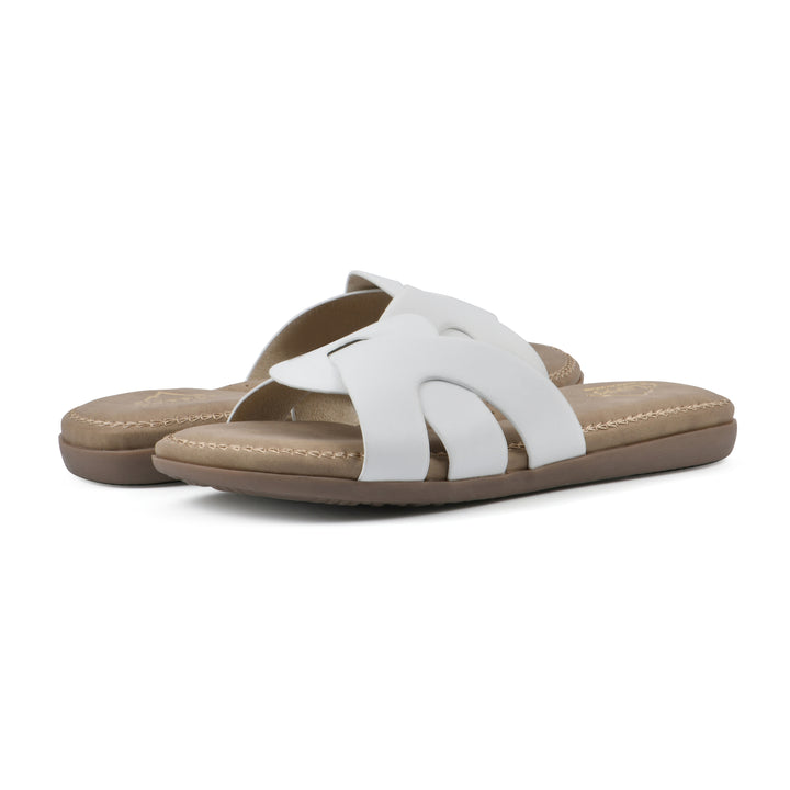 Fortunate Sandal - White