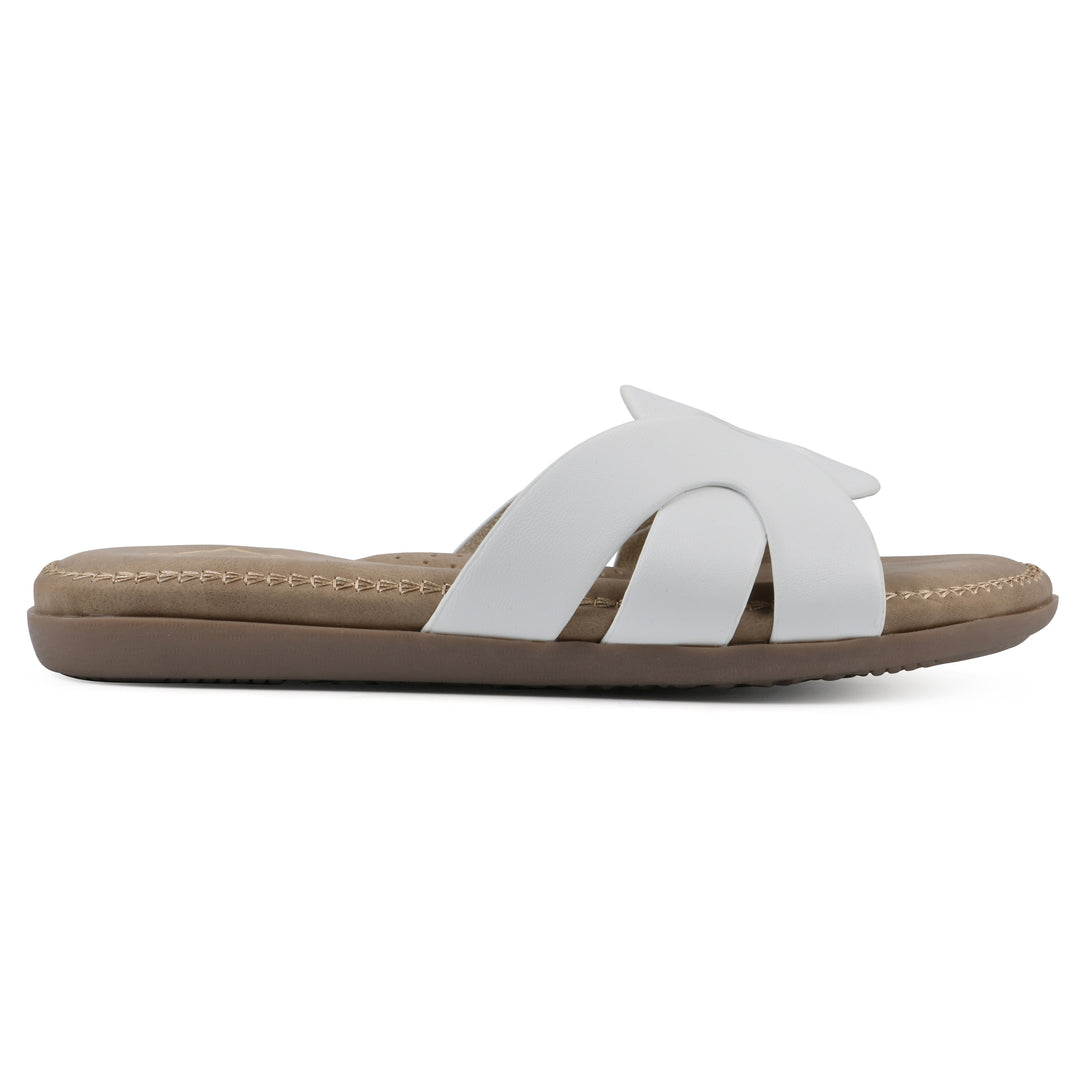 Fortunate Sandal - White