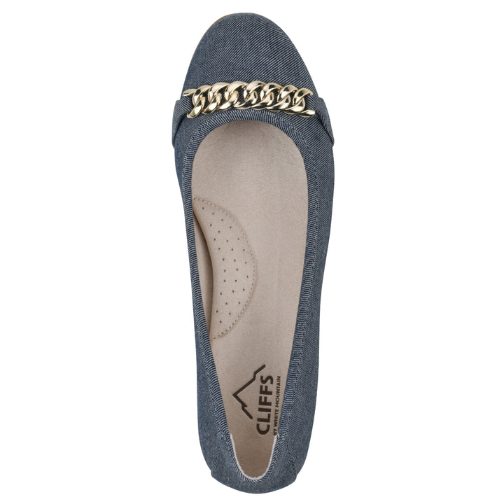 Charmed Flat - Denim Blue