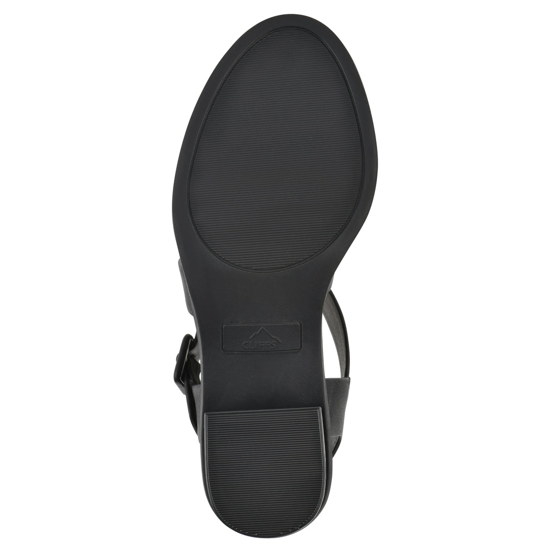 Cordovan Heeled Sandal