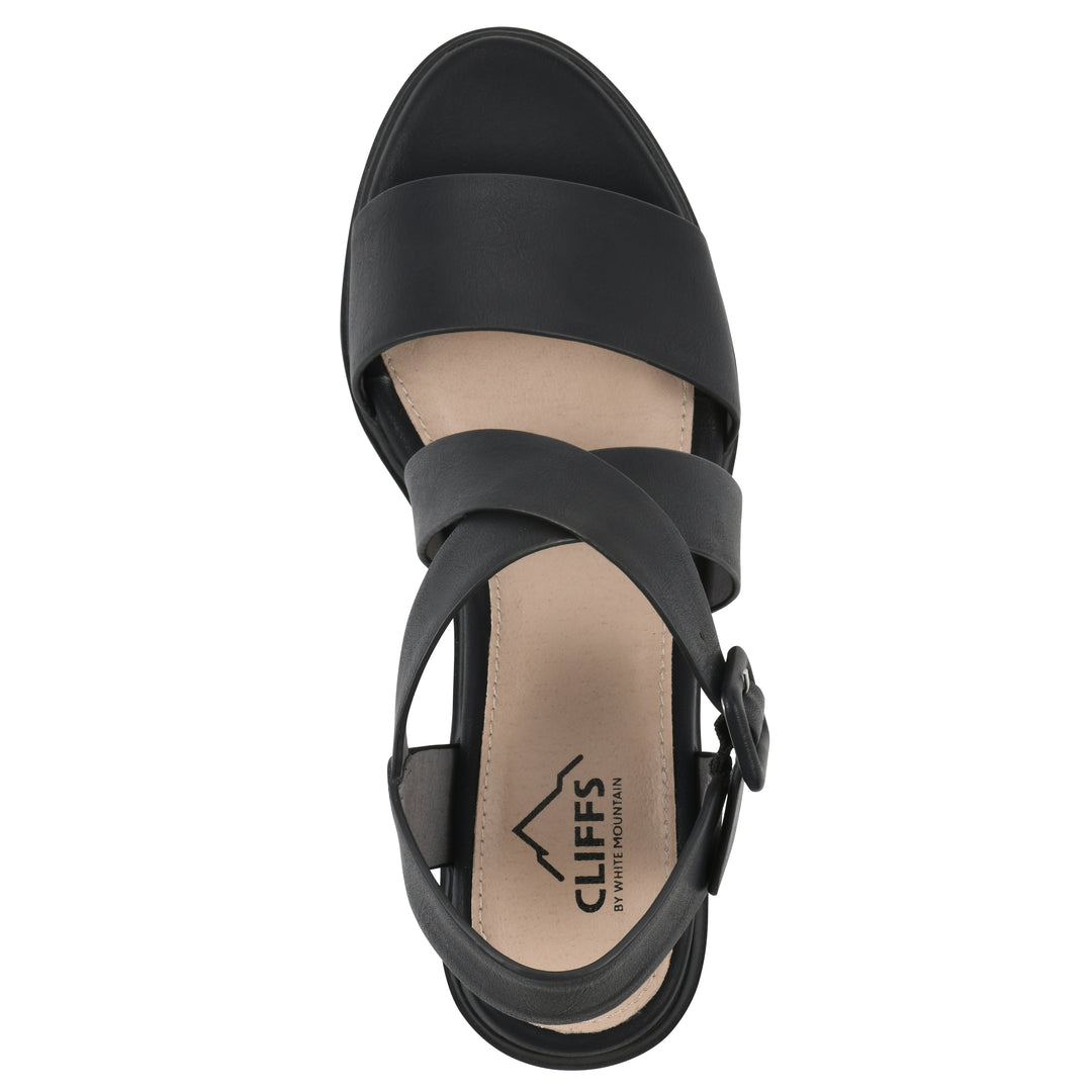 Cordovan Heeled Sandal