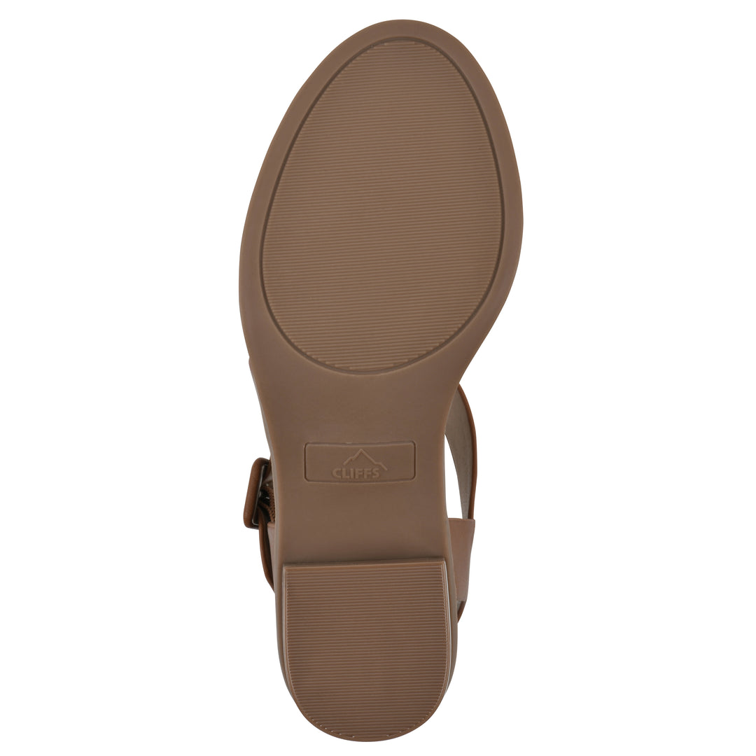 Cordovan Heeled Sandal