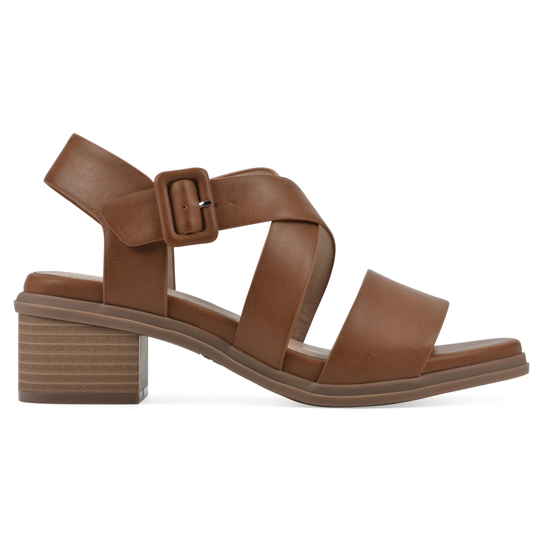 Cordovan Heeled Sandal