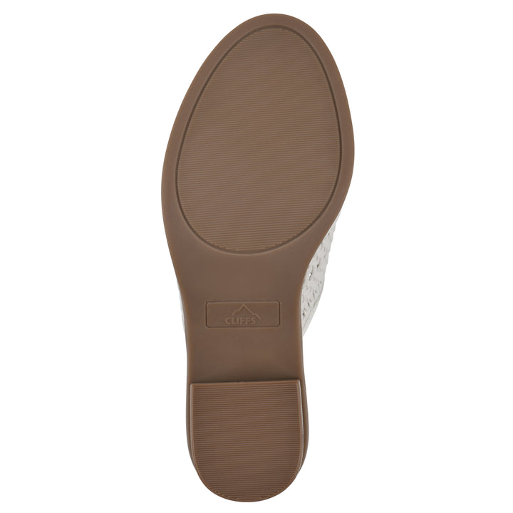 Corley Heeled Sandal - White