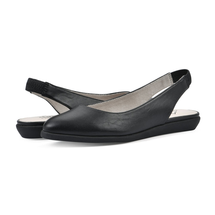 Memory Slingback Flat - Black