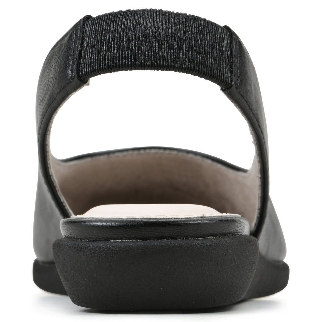 Memory Slingback Flat - Black
