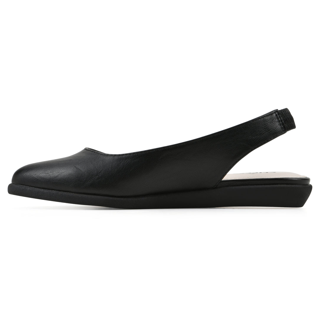 Memory Slingback Flat - Black