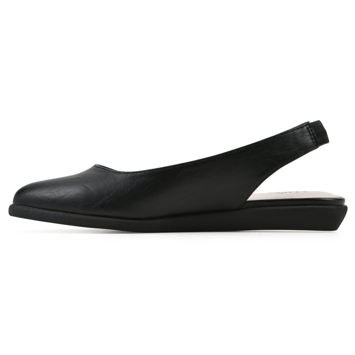 Memory Slingback Flat - Black
