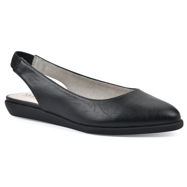 Memory Slingback Flat - Black