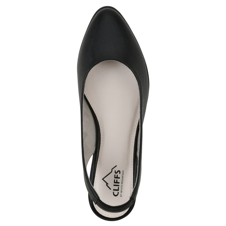 Memory Slingback Flat - Black