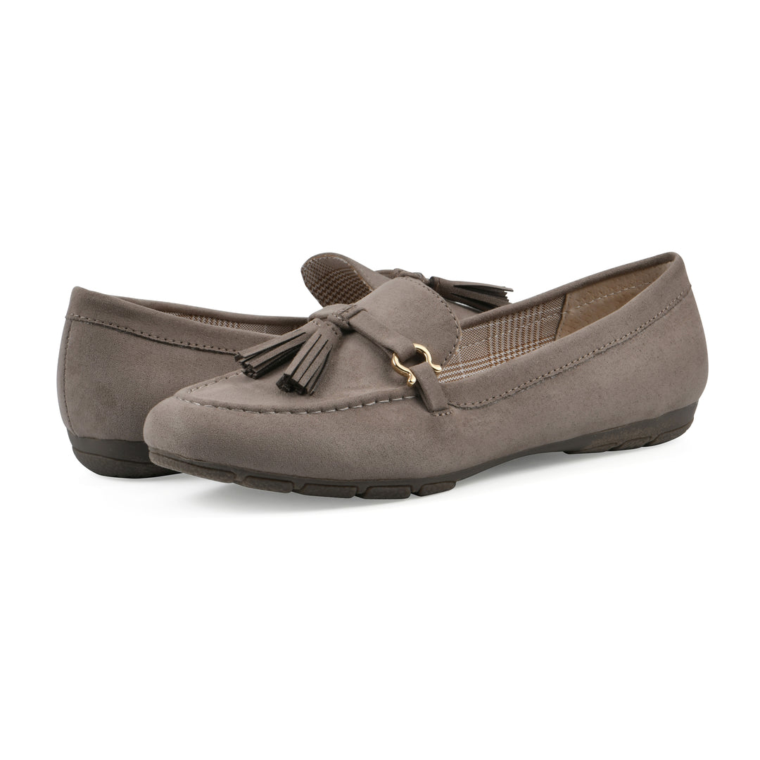 Gush Loafer - Taupe Fabric