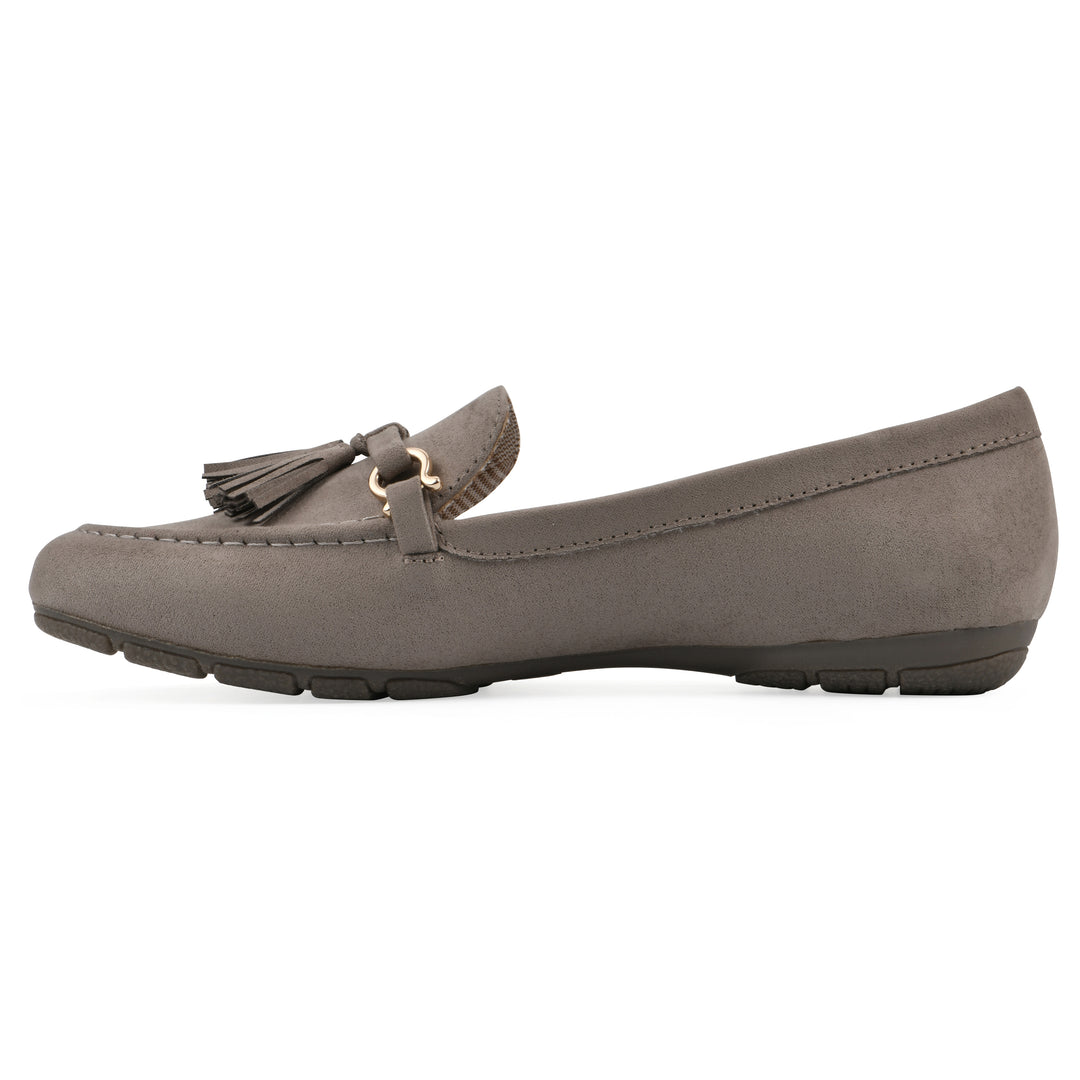 Gush Loafer - Taupe Fabric