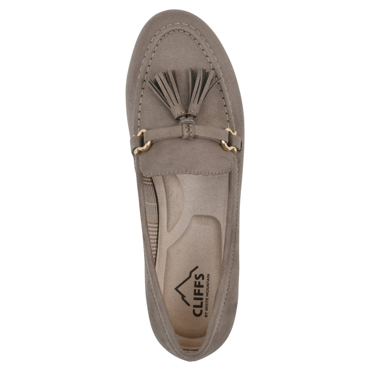 Gush Loafer - Taupe Fabric
