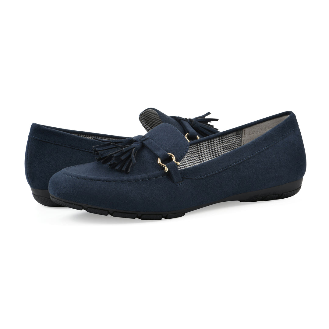 Gush Loafer - Navy Fabric