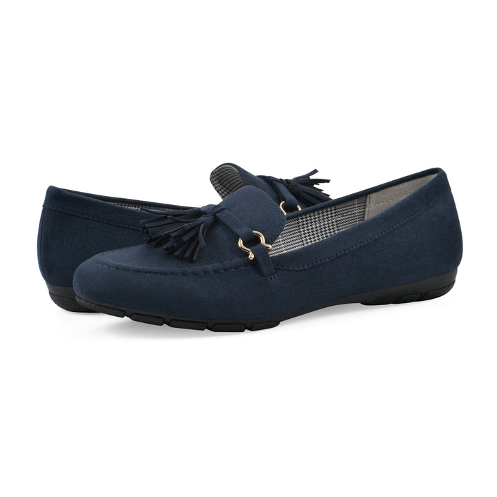 Gush Loafer - Navy Fabric