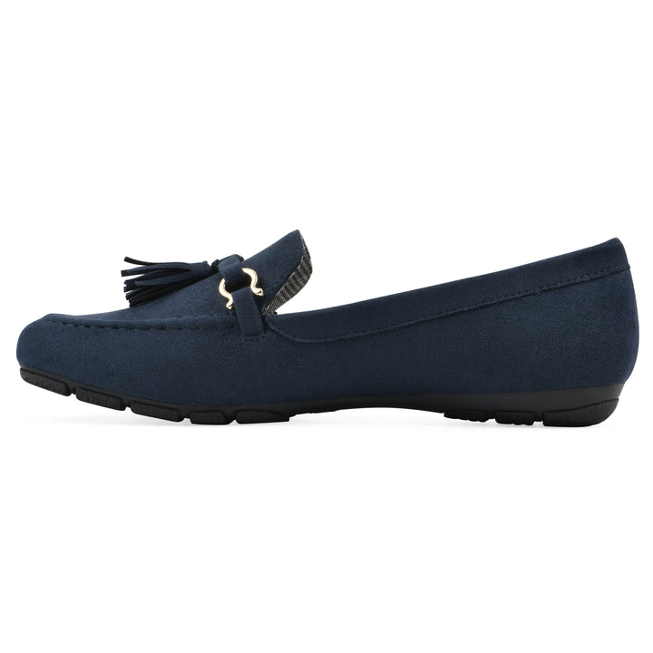 Gush Loafer - Navy Fabric
