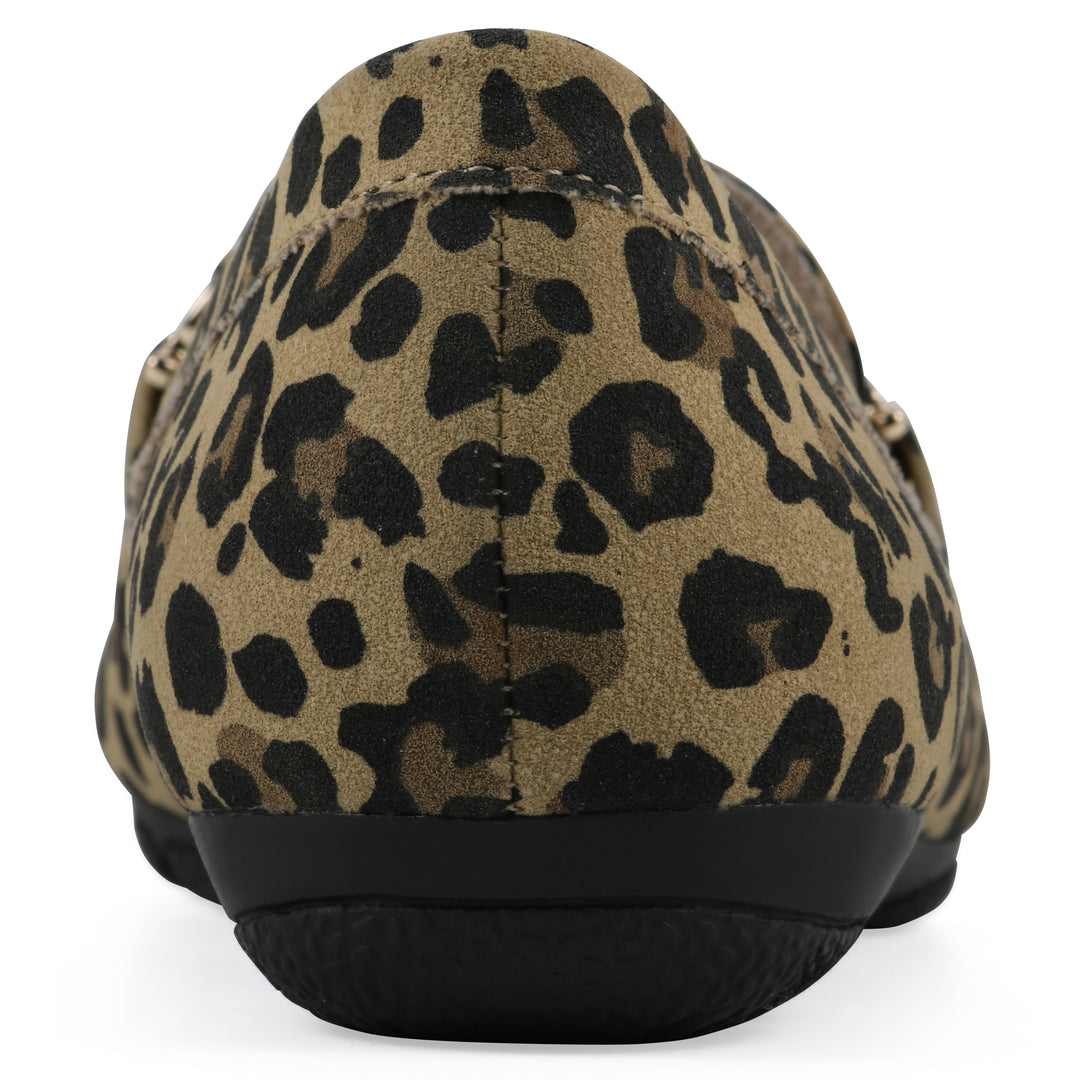 Gush Loafer - Tan Leopard Print