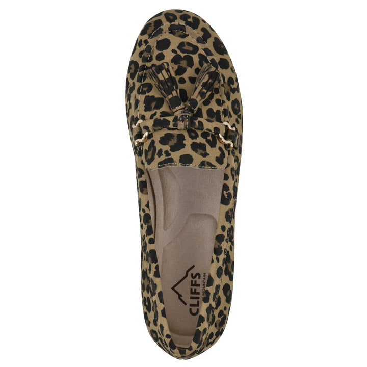 Gush Loafer - Tan Leopard Print