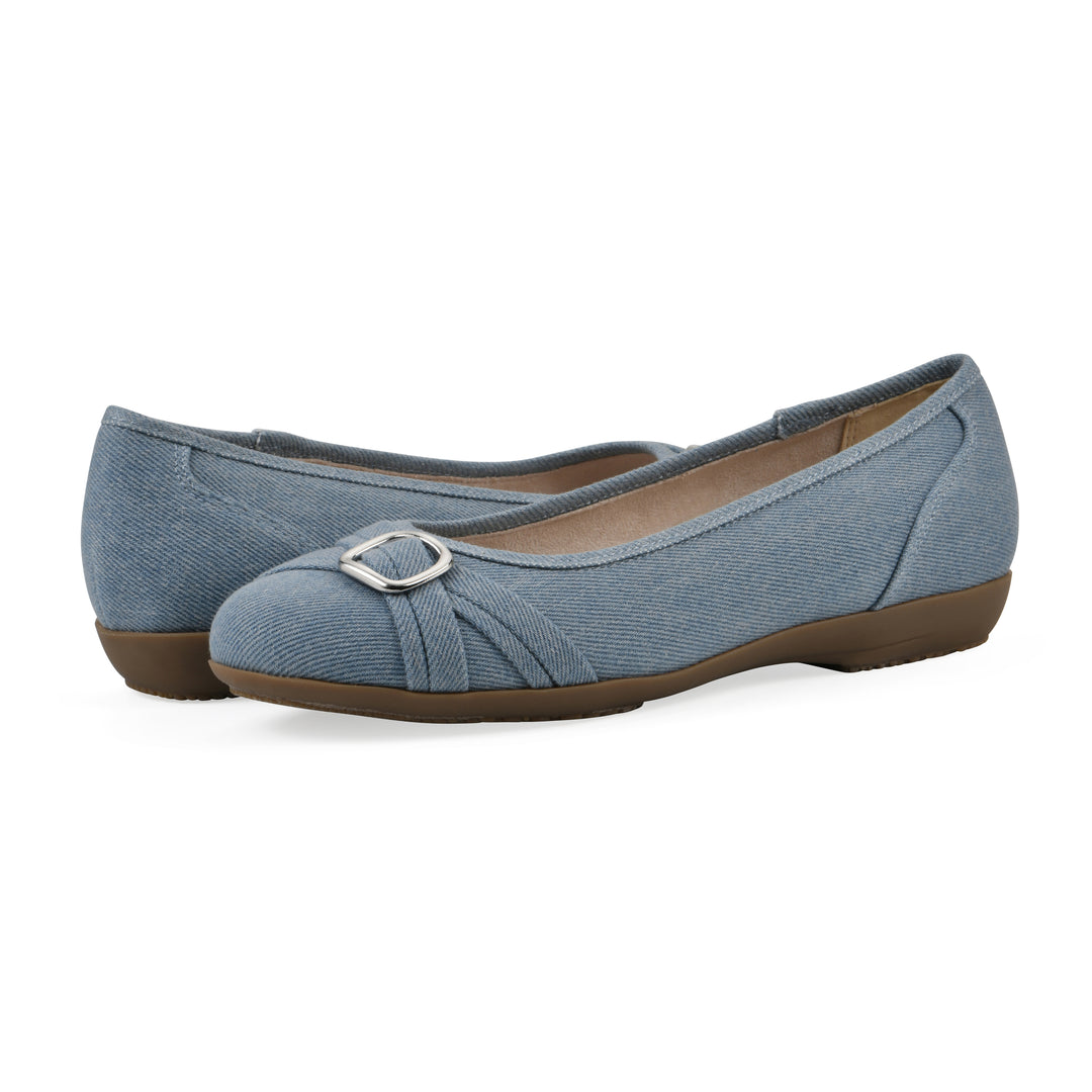 Calming Flat - Denim Blue Fabric