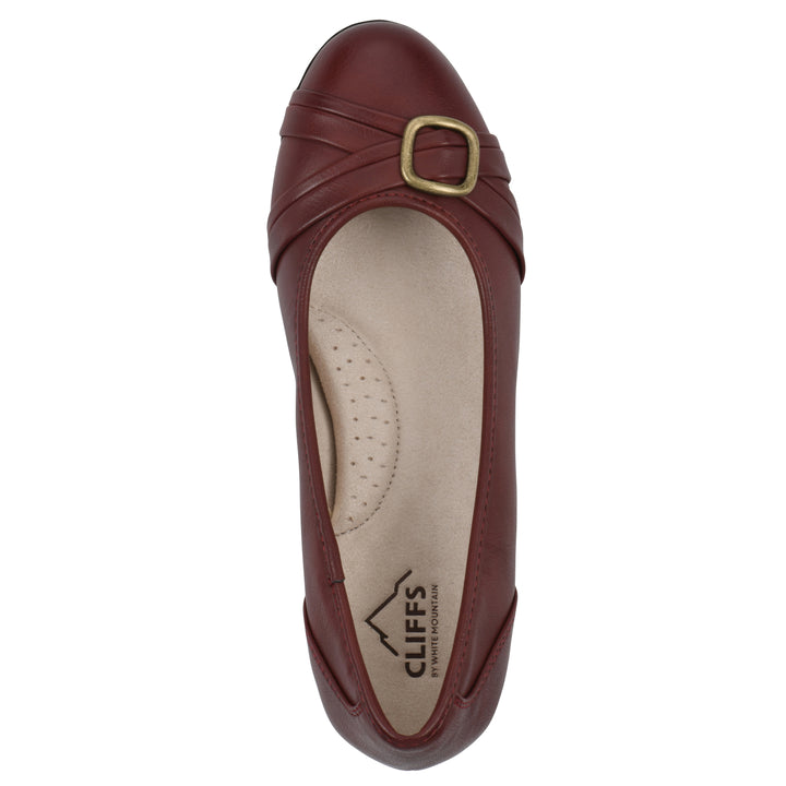 Calming Flat - Burgundy