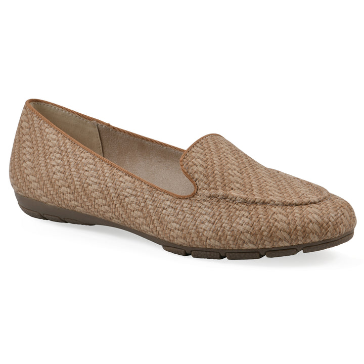 Gutsy Loafer - Tan Raffia