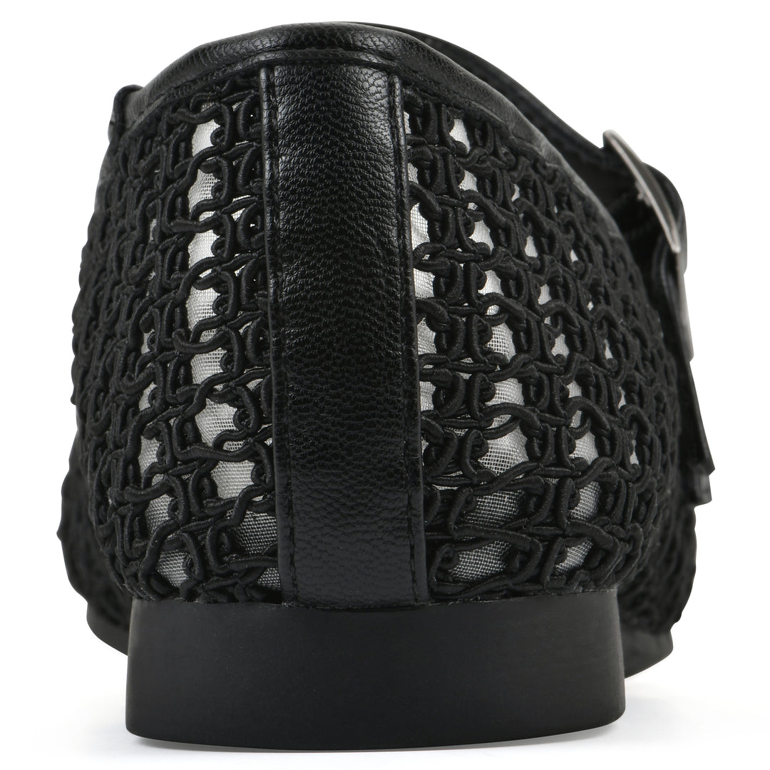 Besnik Ballet Flat - Black Fabric