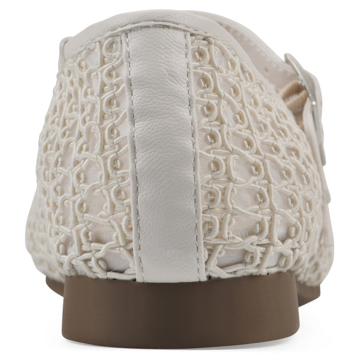 Besnik Ballet Flat - Ecru Fabric