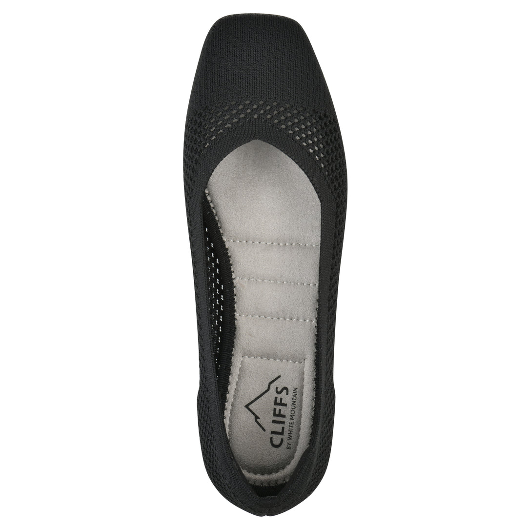 Beslee Ballet Flat - Black Fabric