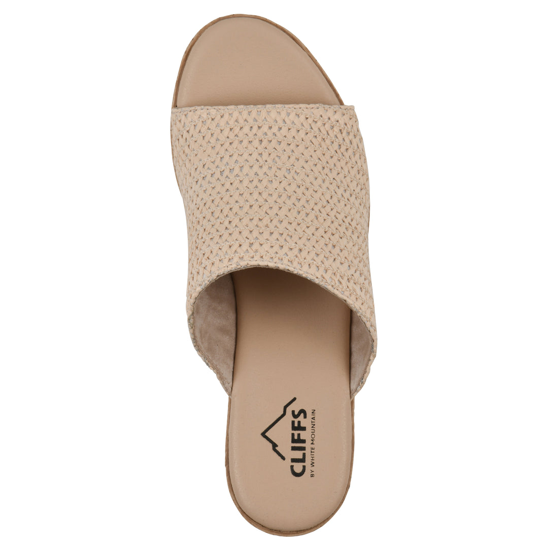 Biando Heeled Sandal - Natural Raffia