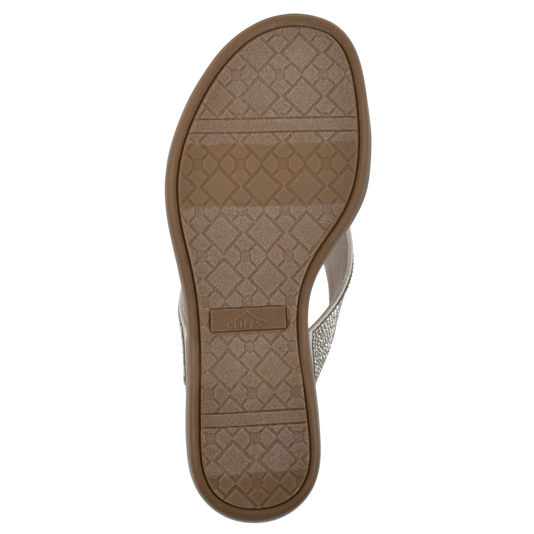 Becharm Sandal - Ecru Fabric