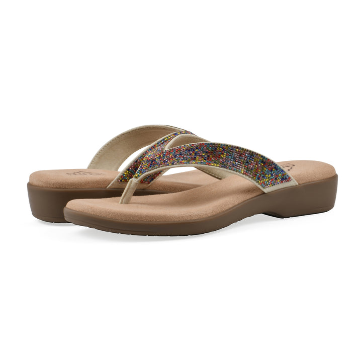 Becharm Sandal - Multi Fabric